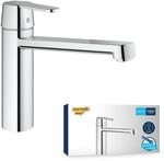 GROHE Get, K&uuml;chenarmatur mit flachem Auslauf (Wasserhahn f&uuml;r die K&uuml;che, 140&deg;