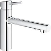 GROHE Concetto - Sp&uuml;ltischbatterie (mittelhoher Auslauf, Schwenkbereich 100&deg;,