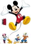 Komar Disney Deco-Sticker MICKEY AND FRIENDS | 50x70cm | Wandtattoo,...