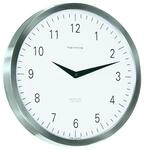 Hermle Bahnhofsuhr 30466-002100 Quarz, Silber