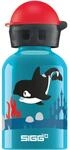 SIGG Orca Family Kinder Trinkflasche (0.3 L), schadstofffreie Kinderflasche mit