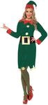 Smiffys Elf Costume, Green Halloween und Karneval