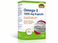 SUNLIFE Omega 3 Kapseln hochdosiert - 1 x 60 Stück - 1000mg Omega 3 Fischöl...