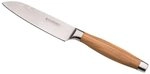 LE CREUSET Santoku Messer, 13 cm 18/8 Damaststahlklinge mit glattem Schliff,