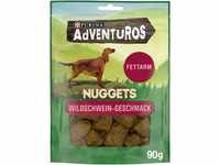 Adventuros Nuggets Hunderleckerli, mit Wildschwein, 6er Pack (6x90g)