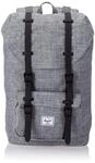 Herschel 10020-00919 LITTLE AMERICA MID-VOLUME BACKPACK Unisex Raven Crosshatch/Black