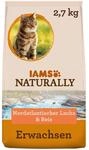 IAMS Naturally Katzenfutter trocken mit Lachs und Reis - komplettes und ausgewogenes