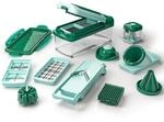 Genius Nicer Dicer Fusion Smart Julietti | Mint-Gr&uuml;n | 16 Teile | Alles-Schneider 