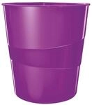 Leitz Papierkorb, 15 Liter, Kunststoff, Violett, WOW, 52781062