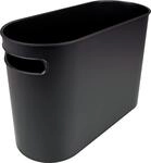 helit H6105695 - Papierkorb &bdquo;the oval, mit Griffloch, 22 Liter, schwarz, aus...