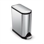 simplehuman CW1897 45 Liter, schmetterling Treteimer, M&uuml;lleimer K&uuml;che,...