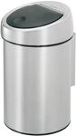 Brabantia Touch Bin 3L mit Kunststoffeinsatz - Matt Steel