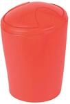 Spirella Kosmetikeimer Move Abfalleimer Schwingdeckeleimer | Kunststoff |5 Liter |Rot