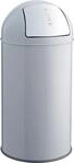 helit H2401487 - Push-Abfallbeh&auml;lter &bdquo;the dome 50L, mittelgrau