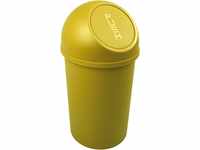 helit H2401118 - Push-Abfallbehälter „the flip 13 L, gelb