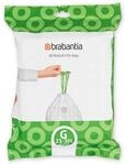 Brabantia M&uuml;llbeutel-Spenderpackung, 23-30 Liter, White, 40 St&uuml;ck