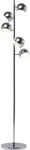 Kare Design Stehleuchte Calotta, Chrom, 5 Schirme, drehbar, Stehlampe,...