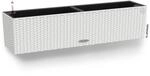 Lechuza "BALCONERA Cottage 80" Pflanzgef&auml;&szlig; mit ERD-Bew&auml;sserungs-System, Wei&szlig;, 79