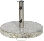 Siena Garden Granitschirmst&auml;nder, 30 kg, rund, 40cm Durchmesser Edelstahlrohr, mit