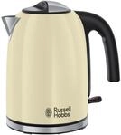Russell Hobbs Wasserkocher [1,7l, 2400W] Colours+ Edelstahl Creme