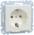 Schneider Electric Merten Schuko-Steckdose, Steckklemmen, System M, polarweiss,