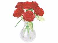 HCM Kinzel Crystal Puzzle - 6 rote Rosen in der Vase