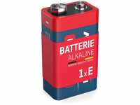 Ansmann RED 1515-0000 9V Block Alkaline Batterie 1er Pack