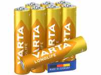 VARTA Batterien AAA, 8 Stück, Longlife, Alkaline, 1,5V, ideal für...