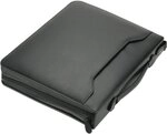 ALASSIO 31506 Ringbuchmappe A4 BERGAMO, Businessmappe mit 2-Loch Kipphebelmechanik,