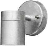 Gnosj&ouml; Konstsmide Au&szlig;enleuchte, Modena Wandleuchte, galvanisiert grau, 6 x 9 x 9