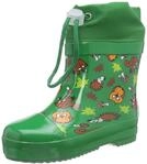 Playshoes Kinder Halbschaft-Gummistiefel aus Naturkautschuk, gef&uuml;tterter Unisex