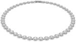 Swarovski Una Angelic Halskette, Rund, Weiss, Rhodiniert