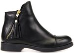 Geox M&auml;dchen Jr Agata C Stiefeletten, Schwarz, 28 EU