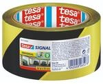 tesa Signal Markierungsklebeband UNIVERSAL - selbstklebendes Warnband zur...
