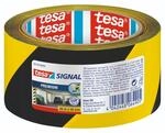 tesa Signal Markierungsklebeband PREMIUM - selbstklebendes Warnband zur permanenten