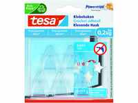 tesa Klebehaken für transparente Oberflächen und Glas (0,2 kg) -...