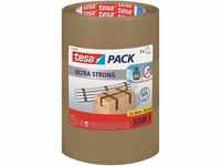 tesapack Ultra Strong - PVC-Klebeänder für festes Verpacken und sicheres...