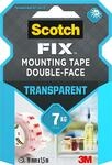 Scotch FIX 40041915A 40041915 Transparentes Montageband 4910C-1915-P, 19 mm x 1,5 m,
