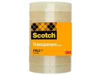 Scotch Transparentes Klebeband 508- 8 Rollen - 19mm x 66m - Durchsichtiges