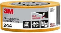 3M Pro 244 Profi Malerband - 1 Rolle 48 mm x 50 m - f&uuml;r scharfe Farbkanten,