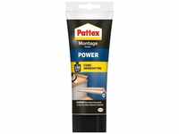 Pattex Montagekleber Power, Baukleber mit starker Anfangshaftung, Kraftkleber...