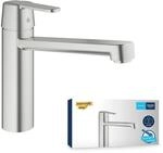 GROHE Get, K&uuml;chenarmatur mit flachem Auslauf (Wasserhahn f&uuml;r die K&uuml;che, 140&deg;