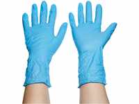 Meditrade Nitril-Handschuhe lang blau L