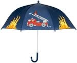 Playshoes Stockschirm mit kindgerechtem Mechanismus Unisex Kinder,Feuerwehr,original