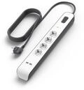 Belkin 4-fach Steckdosenleiste mit USB-Anschl&uuml;ssen und &Uuml;berspannungsschutz,