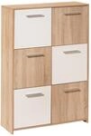 Inter Link &ndash; Kommode &ndash; Sideboard - Kommode mit 6 T&uuml;ren &ndash; 2 Farbig &ndash;
