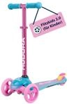 HUDORA Scooter Flitzkids 2.0 I Stabiler Kinderscooter mit gro&szlig;er Trittfl&auml;che I