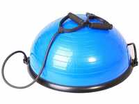 SportPlus Balance Ball Halbkugel inkl. Traningsbänder, ca. 62 cm Durchmesser,