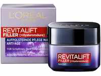 L'Oréal Paris Nachtpflege, Revitalift Filler, Anti-Aging Gesichtspflege,...