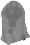 tepro Abdeckhaube Universal f&uuml;r Kugelgrill gro&szlig;, anthrazit (73 x 73 x 90 cm)